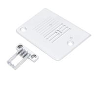 Naroote Sewing Machine Needle Plate Replacement, Easy to Replace Efficient Stainless Steel Needle Board, Plate with Feed Dog Set for 1408