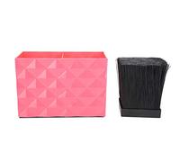 Naroote Shear Holder for Hair Salon, Hair Organizer Large Capacity Scissors Storage Box Scissor Holder for Stylist, for, Combs, Clips, Great Organizer (Red)