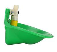 Naroote Sheep Water Bowl Touch Valve Plastic Drinking Feeder for Farm Animals 19 X 18 X 14cm (Plastic amniotic fluid bowl)