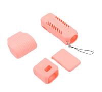 Naroote Silicone Case for OSMO 4 Handheld Camera Soft Protective Cover Dust Proof with Lens and Screen Protectors (Pink)