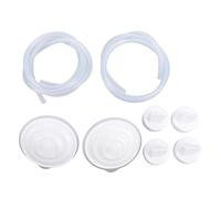 Naroote Silicone Duckbill Valves Tubes Backflow Protector Replacement Parts Compatible with Spectra Breastfeeding Pump Anti Backflow Breast Pump Accessories