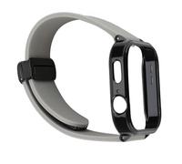 Naroote Silicone Magnetic Strap, Pure Color Magnetic Strap for Watch Fit 3 (Grey)