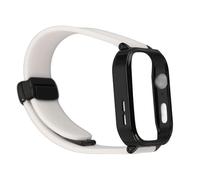 Naroote Silicone Magnetic Strap, Pure Color Magnetic Strap for Watch Fit 3 (White)