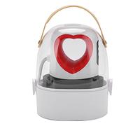 Naroote Small Heat Press Machine for DIY Craft Enthusiasts Students Housewives 4 Heating Settings 140 210℃ Fast 3 Min Warm Up Auto Shutoff Port for T Shirts Hats Bags Shoes (UK)