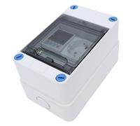 Naroote Smart Power Distribution Box, WiFi Leakage Protector Circuit Breaker with Mobile APP Control & Voice Control, for Outdoor Indoor Use IP65