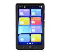 Naroote Smart Translator Portable Language Device with 4in IPS Screen for Travel Learning and Friendship (Black)