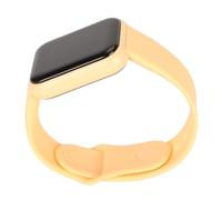 Naroote Smart Watch, 1.4 -inch Getter Fitness Watch on the Screen Button BT 4.2 Incoming Message Alert for (Yellow)