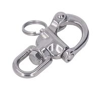 Naroote Snap Shackle, 316 Stainless Steel Hook with 360 Degree Rotation and Polished Surfaces, Shackle for Spinnaker Halyard and Marine Applications