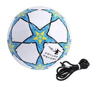 Naroote Soccer Practice Equipment with Band Belt Training Rope Soccer, PVC Professional Training Assistance Elastic Rope Soccer for Practice Football Playing Skills (No. 5)