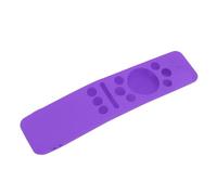 Naroote Soft Silicone Remote Control Cover for Smart TV, Easy Installation, Precise Cutouts Design (Purple)