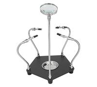 Naroote Soldering Holder High Light Transmittance Adjustable Magnifying Tool for Watch Repair Jewelry Appraisal and Circuit Repair Steel Universal Arm