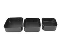 Naroote Springform Cake Pan Leakproof Nonstick Baking Tool for Cheesecake Pizza Bread for Kitchen Bakeries Carbon Steel (22/24/26)