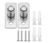 Naroote Stainless Steel Durable Barn Door Floor Guide for Smooth Sliding, 2Pcs Sliding Door Hardware Fittings for Wooden Doors, 4.8x1.8x1.6cm, 2 X Scenes