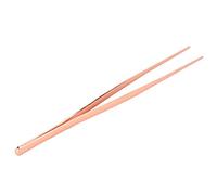 Naroote Stainless Steel Kitchen Tweezer Food Clip Easy Grip Kitchen Tool for Home Use Silver 30cm 1 Pack (Rose Gold)