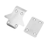 Naroote Stainless Steel RC Chassis Armor Protector, Upgraded Skid Plate Guard, Rust Resistance Enhanced Durability Guard for MP10 MP9E