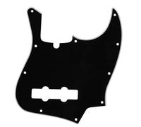 Naroote STD-JB Bass Panel Rear Cover Plate, Long Lasting Bass Guitar Accessory for Jazz Players, Constructed with Premium Celluloid Material
