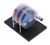 Naroote Steam Turbines Model, Multistage Physical Demonstration Laboratory Turbines with Impeller Driven By Gas, for Science Projects Physics Mechanical Learning Classroom Decor