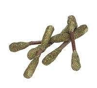 Naroote Stick of Hamster, Multivitamins Promotes the Digestion Alfalfa Rabbit Chew Toy 5pcs for Squirrels for Chinchillas