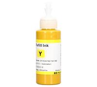 Naroote Sublimation Ink, Bright Colour Better Effects 100ML Long Lasting Heat Transfer Inks for R330 230 T60 T50 (Y)