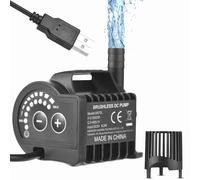 Naroote Submersible Water Pump 5V Small Adjustable Fountain Pump for Aquarium Pond Pet Drinking 66.9mm (QR70L)