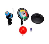 Naroote Sun Earth Moon Orbital Model Plastic Solar System Demonstration Kit Battery Included 3 Sphere Eclipse Simulation for Kids Students Classroom Home Learning
