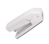 Naroote Swing Stapler Durable Metal Material 50 Pcs Paper Fastener for Office School, 20 Sheets Capacity Desktop Staplers for Long-Term Use (White)