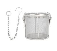 Naroote Tea Filter Stainless Steel Tea Mesh Infuser Strainer with Extended Chain Hook for Brew Loose Leaf Seasonings (Medium)