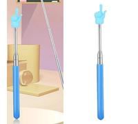 Naroote Telescopic Stainless Steel Retractable Teachers Pointer for Children Finger Reading Stick Point and Learning, Classroom Pointer for Teachers, 1 X Teaching Pointers for Classroom or Home Use