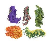 Naroote Terrarium Plants, Plant Decorations Permanent Artificial for Terrarium Ships on the Aquarium