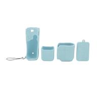 Naroote The Soft Case of The Silicone Protective Camera, The Case of The Camerasilicone for Bag 3 Accurate File Fingerprint (Blue)