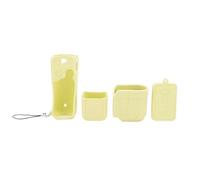 Naroote The Soft Case of The Silicone Protective Camera, The Case of The Camerasilicone for Bag 3 Accurate File Fingerprint (Yellow)