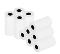 Naroote Thermal Printer Paper Durable Fast for Portable Thermal Printing Camera, 10 Rolls Printer Paper for School Supplies Crafts, 19.7ft Accessory for Students
