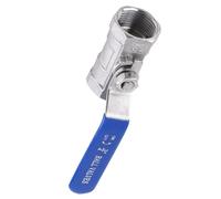 Naroote Thread Stainless Steel Ball Valve Rust-Resistant Female Thread Valve for Shutoff Applications 1pc 6 Sizes (3/4" (6 Points))