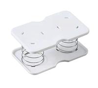 Naroote Tissue Box Spring Holder, Tissue Box Holder, Strong Load Bearing Capacity Robust Automatic Lifting Double Spring Tissue Box Spring Support Flexible For Kitchen