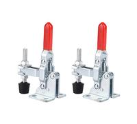 Naroote Toggle Clamp Hand Holding Capacity Clamp for Welding and Riveting, 2Pcs Iron Galvanized for Sheet Metal or Circuit Boards