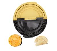 Naroote Tortilla Press Sealer 6 8 10 Inch 3 in 1 Solution Detachable and Adjustable Quesadilla Crimper Maker Leak Proof Sealing Mess Free Meals in Seconds DIY Make Sealed Tacos