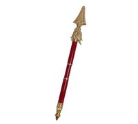 Naroote Toy Spear Retractable Voice Control Magical Fun with Light and Sound for Imaginative Role Play Experience Age 6 and Up Plastic 86.5cm (Red)