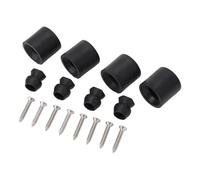 Naroote Trailer Door Holder Kit, Rubber and Metal RV Door Bumper, Trailer Stopper with Anti Aging & Anti Cracking Design, Ideal for Most RVs, Horse Trailers & Boat Doors