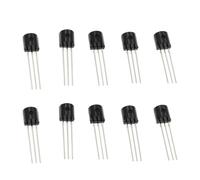 Naroote Transistor Kit, Transistor Transparent Compartment Box Portabl TO-92 15 Types Values for 10 Specifications BC337/ BC327/ 2N222/ 2N2907/ 2N3904/ 2N3906/ S8050/ S8550/ (200pcs)