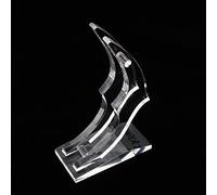 Naroote Transparent Gold Rose Display Stand Elegant Unique Decorative Base for Single Long Stem Roses Perfect Her Living Room Decoration