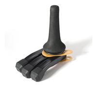 Naroote Trumpet Stand, Trumpet Stand Holder Foldable Tripod Portable Wind Instrument Non Slip Holder Clarinet Accessories with 0.5kg Tripod for Clarinet Flute (Yellow)
