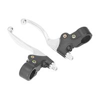 Naroote Universal Durable 2pcs Brake Handle Lever Fit for Mini Pocket Dirt Bike ATV, Aluminium Alloy Brake Lever for 47cc 49cc, Bike Handlebar for Adults