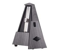 Naroote Universal Mechanical Metronome Clear Sound Melodious Rhythm Perfect for Guitar Violin Piano Saxophone, Silver, 455g (Silver)