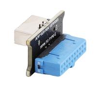 Naroote USB 3.0 19PIN to Type E Adapter High-Speed Compact Design for Computer Motherboard 1 X Adapter