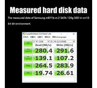 Naroote USB 3.0 Gen 1 5Gbps High-speed M.2 SSD Enclosure Durable Acrylic Shell Blue Indicator Light 2242 2260 2280mm Data Transmission Status 7/8/10/ Compatible Crowd Easy to Carry PC Material