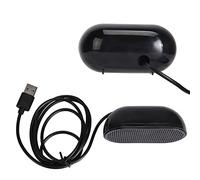 Naroote USB Dual Horn Mini Speaker with Impeccable Craftsmanship for Immersive Bass Shock Sound Box for Movies Music Games, Portable Speaker for Youth Black (Black)