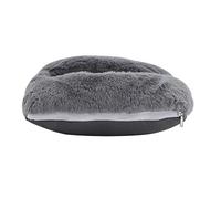 Naroote USB Foot Warmer Electric Heating Slipper Cute Cartoon Design for Home Office Travel Comfort, Soft Warm Material (Gray)