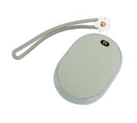 Naroote USB Hand Warmer Power Bank with LED Display for Quick Heating and Charging on the Go 10000mAh Portable Heater (Green)