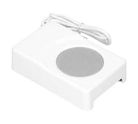 Naroote USB Heating Cooling Coaster Efficient Cup Warmer Refrigeration Pad for Home Office Car Use, ABS Engineering Plastic Electric Cup Mat White 5.5x3.5x1.4in for Workplace Home Use