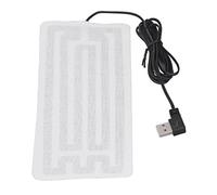 Naroote USB Heating Film, Electric Warming Pad, Machine Washable Body Heat Therapy Tool with USB Cable, Ideal for Waist, Body, Hands & Cold Weather, 7.5x3.5in